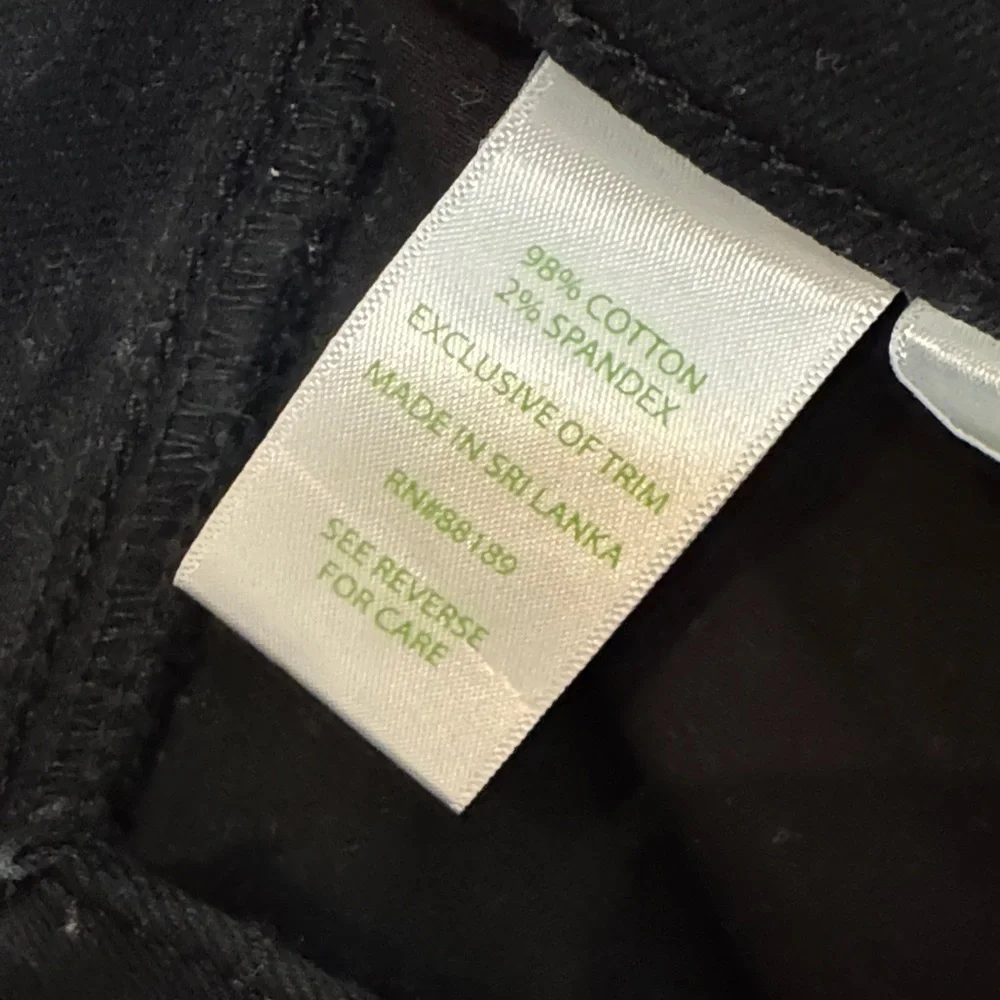 Lilly Pulitzer Black Straight south ocean high rise Jeans - Picture 3 of 5